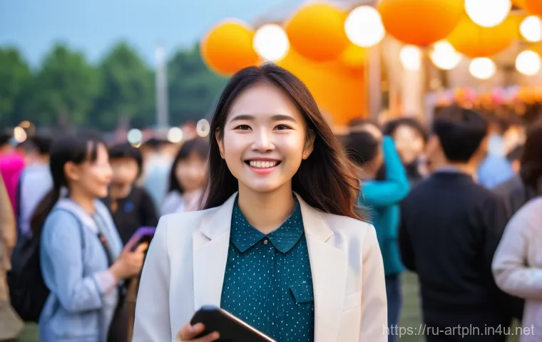 미술문화기획사 직무의 단점과 장점 - **"A vibrant and diverse audience, ranging from teenagers to seniors, is enthusiastically enjoying a...