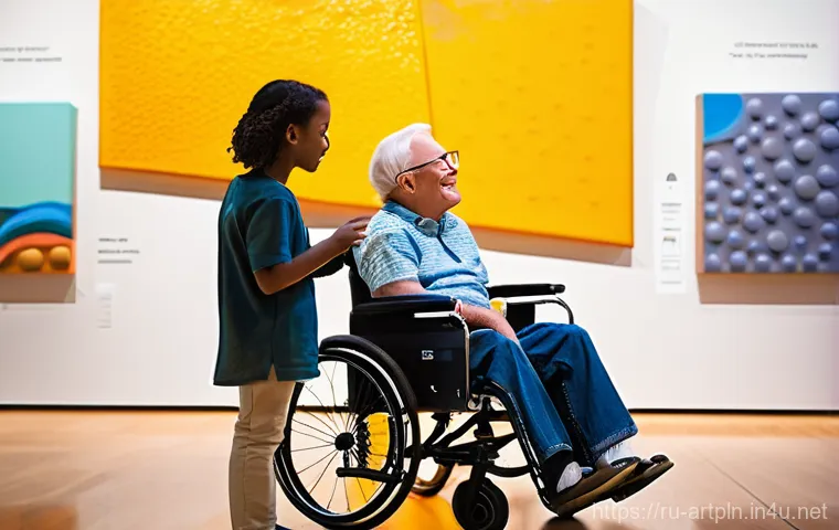 미술문화기획사의 글로벌 트렌드 분석 - **Prompt:** A large-scale public art installation made entirely from recycled materials, such as col...