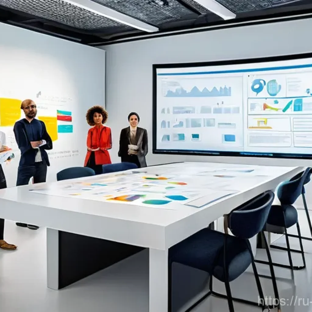 미술문화기획사의 직무 수행 중 리스크 관리 - **Prompt:** A diverse team of creative professionals, dressed in smart casual attire, engaged in a d...