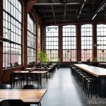 미술문화기획사의 창의적 프로젝트 사례 - **Transformation of Industrial Space into a Cultural Hub**
A wide-angle, vibrant photograph capt...