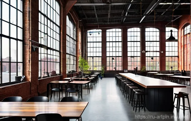 미술문화기획사의 창의적 프로젝트 사례 - **Transformation of Industrial Space into a Cultural Hub**
A wide-angle, vibrant photograph capt...