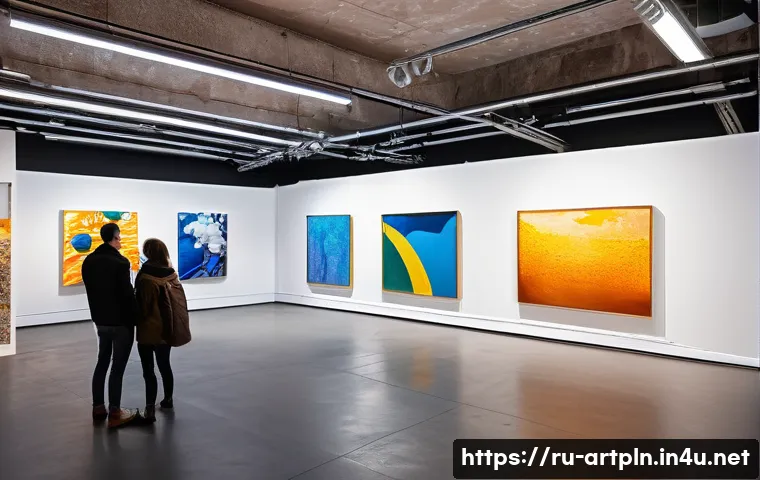 미술문화기획사의 주요 산업 동향 - A modern multifunctional art space in Moscow during a lively jazz concert combined with a photograph...